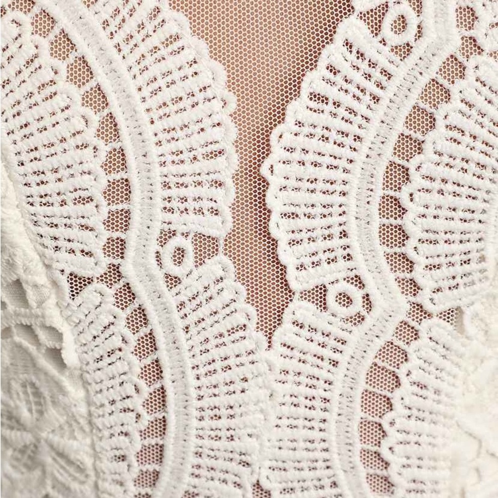 Lulus White Lace Skater Dress - Picture 6 of 6